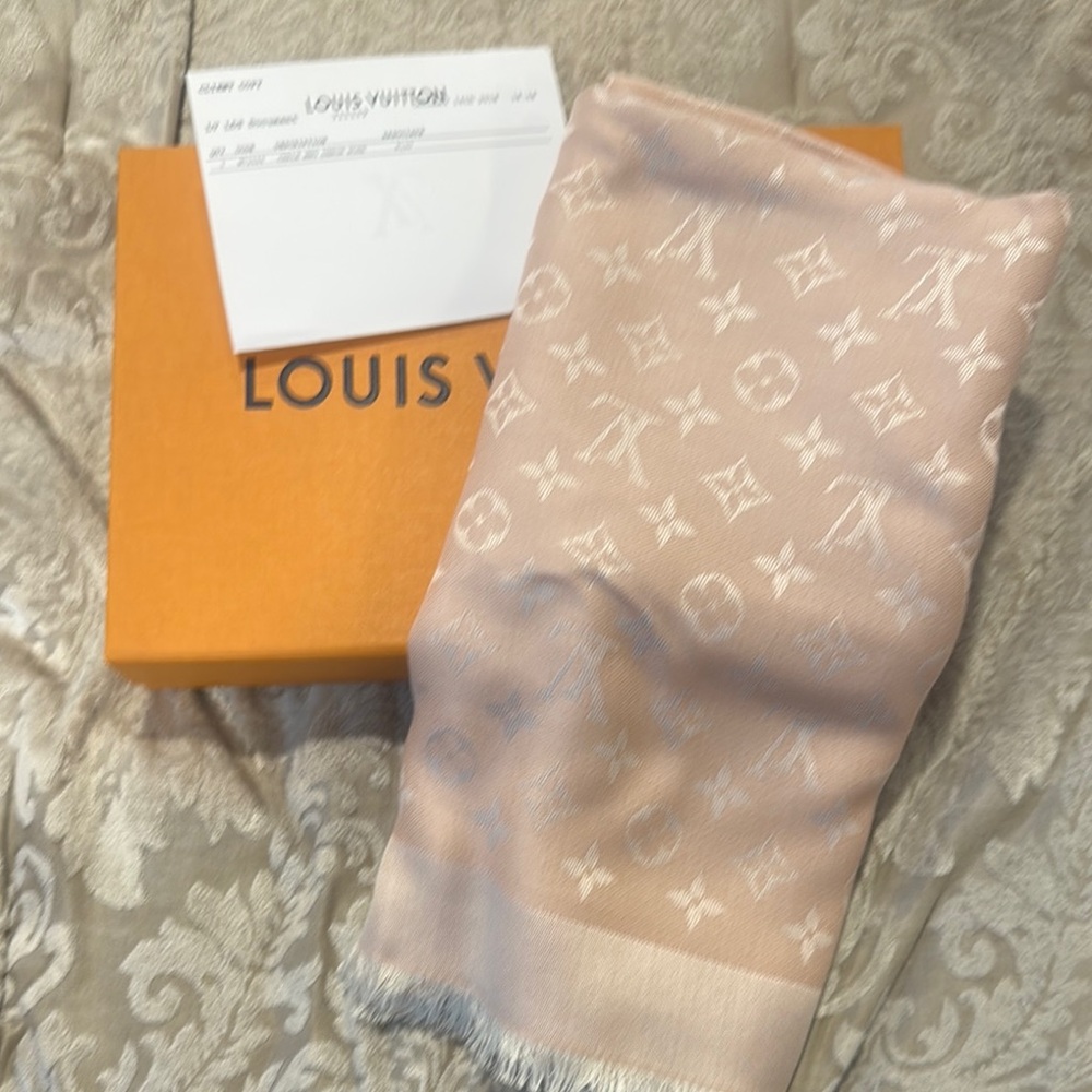 Louis Vuitton Pink Scarf